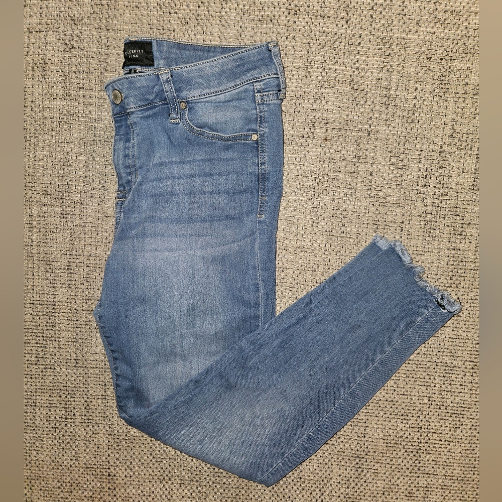 Celebrity Pink Light Blue Skinny Jeans - Picture 1 of 6